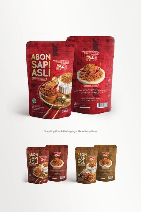 Pouch Design Packaging, Oats Packaging, Jar Tags, Standing Pouch, Food Box Packaging, Canned Meat, Pouch Packaging, Snack Packs, Graphic Design Packaging