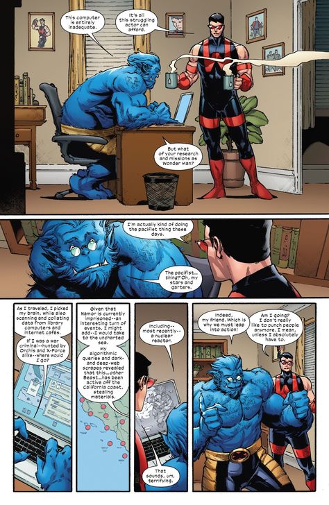 Marvel Beast, Beast Xmen Art, Beast Xmen, Beast Marvel, Heroic Age, Wonder Man, Wolverine Art, Tmnt Artwork, Avengers Memes