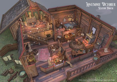 Korean Apartment Interior, Interior Concept Art, Town Building, Sims House Design, Cyberpunk City, House Hunters, Interior Illustration, Fantasy House, Interior Concept