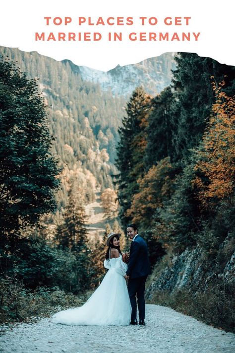 Find out the best regions for a destination wedding in Germany. Places For Weddings, Germany Wedding, Europe Wedding, Timeless Love, Places To Get Married, Love Stories, Small Wedding, Most Beautiful Places, Elopement Photographer