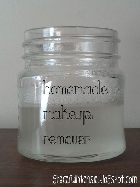 Gracefully Kensie: Pinterest Challenge #4: Homemade Makeup Remover Homemade Makeup Remover, Diy Makeup Remover, Crunchy Mama, Homemade Makeup, Pinterest Challenge, Homemade Products, Makeup Removal, Homemade Beauty, Feeling Better