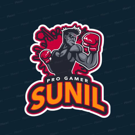 Sunil Logo, Esports Logo Maker, Gaming Mascot Logo, Logo For Twitch, Mascot Logo Design, Esports Logo, Gaming Logo, Good Day Song, Womens Fashion Casual Winter