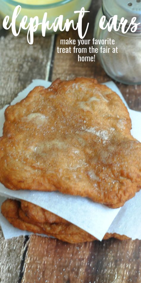 Elephant Ear Recipe, Elephant Ears Recipe, State Fair Food, Apple Coffee Cakes, Carnival Food, Elephant Ears, Fair Food Recipes, Köstliche Desserts, County Fair