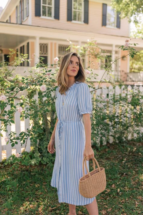 Spring Essentials Found on Amazon - Julia Berolzheimer Julia Berolzheimer Outfits, Julia Berolzheimer, Spring Essentials, Striped Shirt Dress, Found On Amazon, Romantic Style, Spring Summer Outfits, Modest Fashion, Classy Outfits