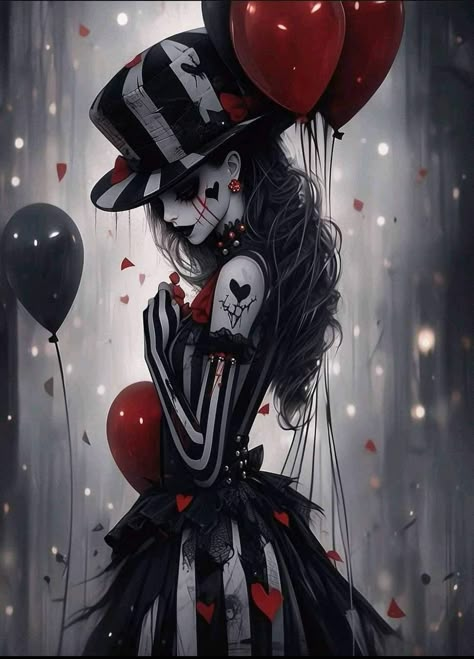 Dark Alice In Wonderland, Photo Halloween, Halloween Kunst, Dark Circus, Gothic Fantasy Art, Halloween Artwork, Goth Art, Beautiful Dark Art, Dessin Adorable