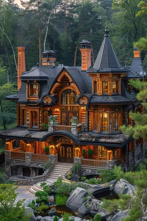 Old Victorian Homes, Brick Siding, Fairytale House, Farmhouse Style Bedrooms, Luxury Houses Mansions, Houses Mansions, Dream Mansion, Old Mansions, Amazing Homes