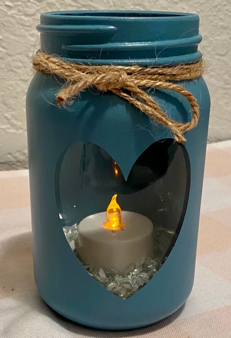 Lantern Jar, Easy Mason Jar Crafts Diy, Mason Jar Lantern, Easy Mason Jar Crafts, Jar Painting, Jar Decorations, Jar Projects, Mason Jar Lanterns, Jar Crafts Diy