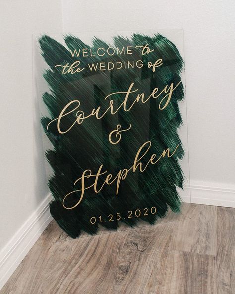 Wedding Welcome Sign Acrylic, Welcome Sign Acrylic, Acrylic Wedding Signs, Cards Sign Wedding, Moody Forest, Forest Vibes, Acrylic Welcome Sign, Welcome To Our Wedding Sign, Dragon Wedding