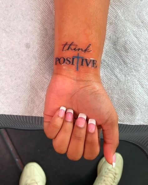 Think Positive Tattoo, Atlanta Buckhead, Think Positive, Dope Nail Designs, Celebrity Tattoos, Tattoos Gallery, Tomboy Style Outfits, Dope Nails, Viral Post