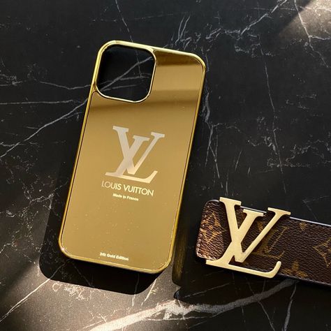 Gold iphone case - iphone 14 pro max case - gold iphone 14 case - lv gold iphone case - louis vuitton iphone 14 pro max case - gold louis vuitton case - louis vuitton iphone case - luxury iphone 14 pro case Gold Louis Vuitton, Gold Iphone Case, Luxury Iphone Cases, Bling Phone Cases, Luxury Christmas Gifts, Luxury Branding Design, Gold Rolex, Gold Iphone, Apple Design