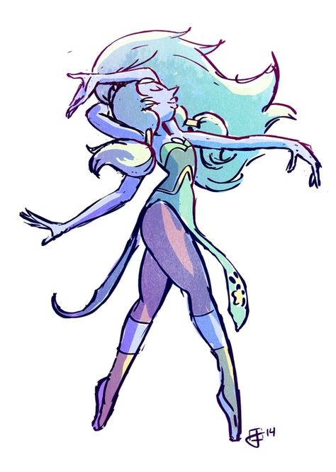 Opal from Steven Universe by cartoon network Steven Universe Fusion, Storyboard Artist, Steven Universe Fanart, Universe Art, Space Rock, Tumblr Wallpaper, A Drawing, Cartoon Network, Steven Universe