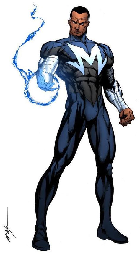 Blue Marvel Blue Marvel, Alternative Comics, Univers Dc, Black Comics, Dc Comics Superheroes, Black Cartoon Characters, Superhero Characters, Marvel Comic Universe, Marvel Comic Character