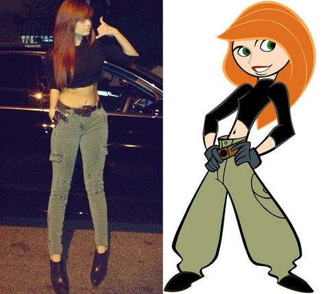 Halloween Costumes Women Last Minute, Cartoon Halloween Costumes Women, Ginger Costumes, Red Head Halloween Costumes Women, Costumes Ideas Women, Halloween Costumes Red Hair, Halloween Costumes For Redheads, Kim Possible Halloween Costume, Redhead Cosplay