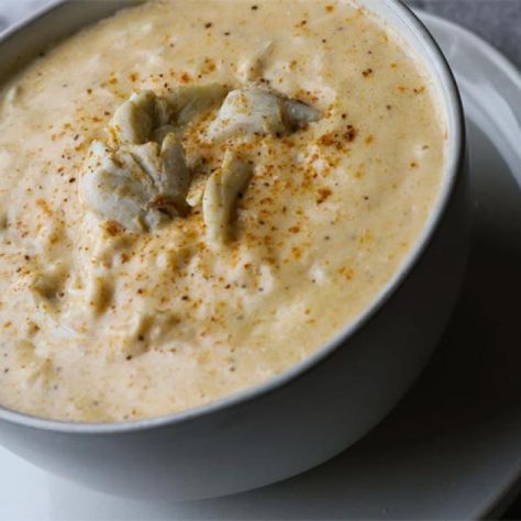 Maryland Cream Of Crab Soup Recipe, Cream Of Crab Soup Recipe, Cream Of Crab, Crab Soup Recipe, Crab Bisque Recipe, Maryland Crab Soup, Crab Soup Recipes, Visit Maryland, She Crab Soup