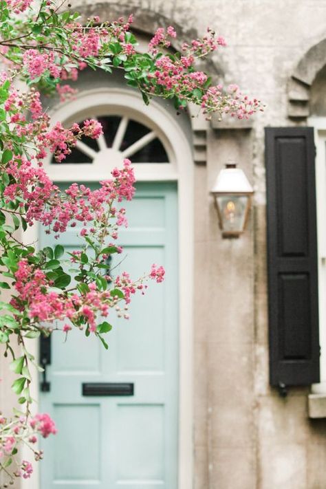 #mindfullRealEstate : With warm weather upon us tackle #spring home #maintenance with the help of @LeafFilter: https://t.co/3QTyVp3dUu  https://t.co/YELwUYwaqr Blue Front Door, Blue Door, Beautiful Doors, Door Color, Spring Inspiration, Pretty House, Decoration Design, Windows And Doors, Charleston