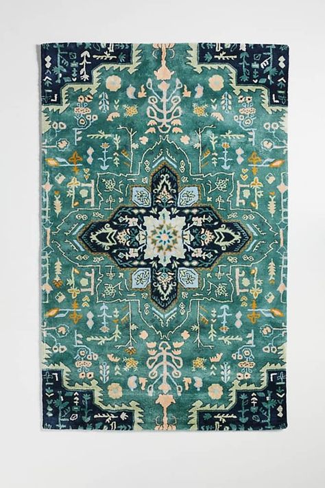 10 Colorful Maximalist Rugs - West Elm, Anthropologie, Rugs USA | Apartment Therapy Area Rug Pad, Hanging Furniture, Traditional Persian Rugs, Viscose Rug, Natural Fiber Rugs, Hanging Mirror, Bedroom Carpet, Hand Tufted Rugs, Tufted Rug