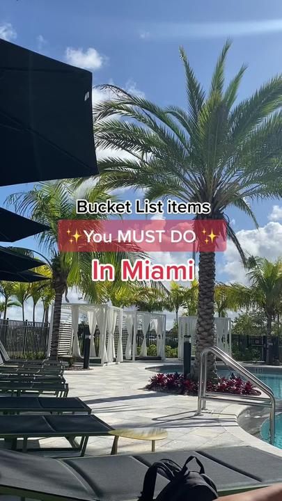 Gabriella Miller on TikTok Must Do In Miami, Miami Travel Guide, Things To Do In Miami, Miami Beach Hotels, Miami Vacation, Dream Vacation Spots, Miami Travel, Miami Life, Travel Inspiration Destinations