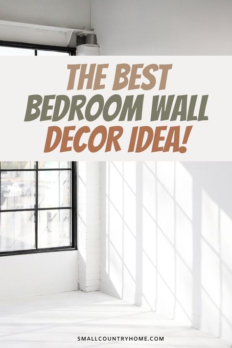 No more blank wall! Find out the best bedroom wall decor idea is here!! How To Fill A Blank Wall Bedroom, Long Blank Wall Ideas Bedroom, Large Empty Wall Ideas Bedrooms, Decor Above Tall Headboard, Bedroom Empty Wall Ideas, Blank Wall In Bedroom Ideas, Blank Wall Bedroom Ideas, Bedroom Blank Wall Idea, Big Empty Wall Ideas Bedrooms