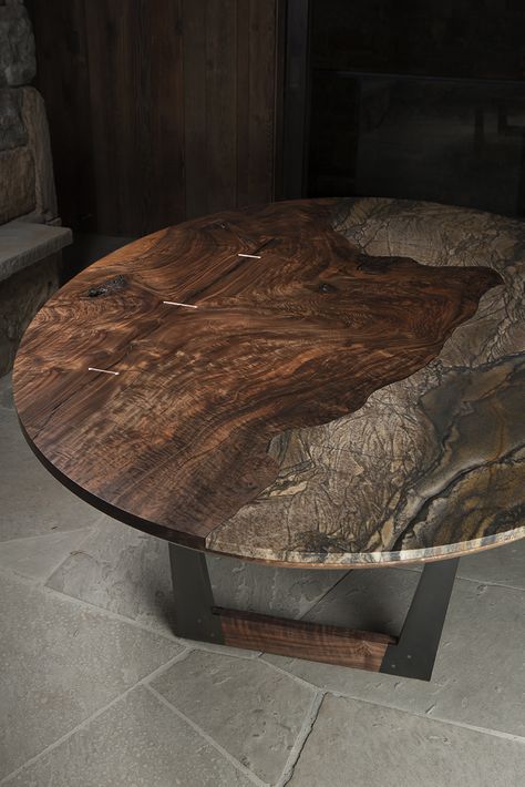 Pedestal Dining Room Table, Granite Dining Table, Granite Coffee Table, Granite Table, Wood Slab Table, Stone Table Top, Diy Dining Table, Walnut Furniture, Oval Dining Table