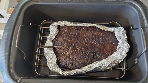 Hey ya’ll electric roaster brisket resters…….. Brisket In A Roaster Oven, Electric Oven Roaster Recipes, Electric Roaster Oven Recipes, Brisket In Roaster Oven, Turkey In Electric Roaster, Roaster Oven Recipes, Electric Roaster Ovens, Roaster Recipes, Brisket Oven