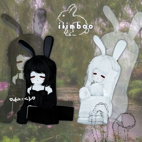 #roblox #robloxoutfits #robloxoutfitideas #cyber #y2k #matchingavatars #inspo #iiimboo Cute Roblox Outfits No Headless, Duo Roblox Avatar, Roblox Bunny Outfit, Cute Roblox Avatars Cheap, Roblox Outfit Y2k, Roblox Cute Avatars, Matching Roblox Outfits, Roblox Matching Outfits, Emo Outfit Ideas