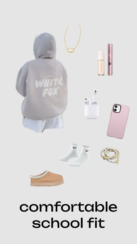 White Fox Boutique  #whitefox  #comfortable   #school  #outfits  #fit  🪩 Comfortable School Outfits, White Fox Outfits, Whitefox Boutique, Pajamas Comfy, Cute Lazy Outfits, White Fox Boutique, Lazy Outfits, School Fits, White Fox