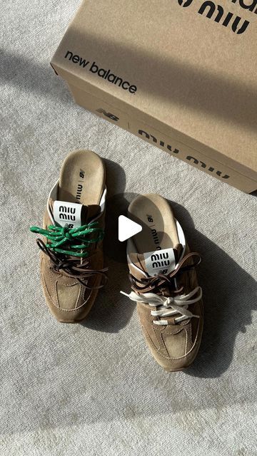 eliteUSA Styling on Instagram‎: "The ultimate collab just keeps getting better! 
The Miu Miu x New Balance continues to dominate the luxury sneaker trend…and for good reason! ✨

الكل يبيه والكمية محدودة 👌🏼

#eliteUSAReels

@eliteusa 

🔑 Fall Shoe Trends, Sneaker Unboxing, Luxury Shoes"‎ Sneaker Unboxing, Fall Shoe Trends, Fall Shoe, Sneaker Trend, Shoe Trends, Luxury Sneakers, Getting Better, Trending Sneakers, Luxury Shoes