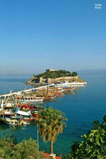 Awesome beauty of Turkey Kusadasi Turkey, Visit Turkey, Medieval Fortress, Kusadasi, Boutique Chic, The Number 1, Marmaris, Turkey Travel, Istanbul Turkey