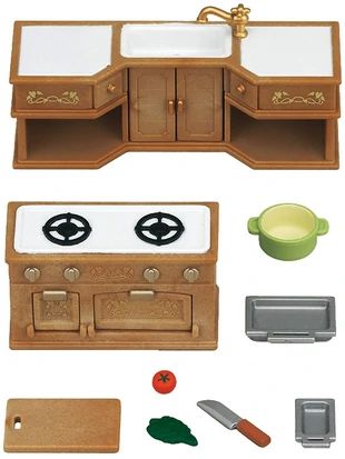 Lps Crafts, Rement Miniatures, Sink Counter, Doll Clothes Tutorial, Calico Critters Families, Frog Wallpaper, Sakura Art, Kitchen Stove, Miniature Kitchen