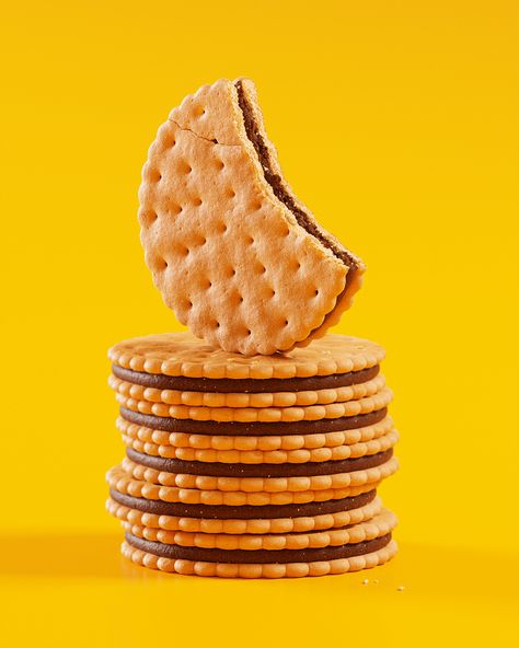 Biscuit Product Photography, Biscuit Photography, Milka Cookies, Biscuits Photography, Waffles Photography, Food Photography Dessert, Biscuit Packaging, Biscuits Packaging, Illustration Packaging