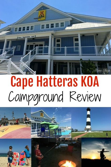 We had a fabulous stay at the #KOA in #CapeHatteras!  #familytravel Check out our review: https://www.mamacheaps.com/2018/06/cape-hatteras-koa-campground-review.html Ludington State Park, Koa Campgrounds, Rv Campsite, Retirement Life, First Time Camping, Rv Parks And Campgrounds, Rv Campgrounds, Camping Sites, Cape Hatteras