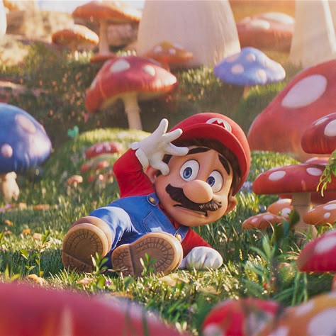 Mario, voiced by Chris Pratt, in the “Super Mario Bros Movie” (2023). Mario Widgets, Mario Aesthetic, Movie Mario, Mario Icons, Super Mario Bros Film, Super Mario Bros Nintendo, Mario Movie, Mario Video Game, The Super Mario Bros Movie