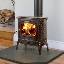 Hearthstone Wood Stove, Soapstone Wood Stove, Clean Stove Burners, Hearth Pad, Wood Burning Stoves Living Room, Clean Stove, Wood Stove Fireplace, Wood Heat, Freestanding Fireplace