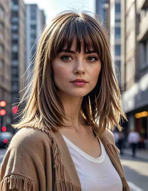 Midlength Haircuts With Bangs, Layered Hair With Curtain Bangs, Shorter Haircuts, Voluminous Layers, Bangs Styles, Medium Length Hair With Bangs, Hair With Curtain Bangs, Best Hair Stylist, How To Cut Bangs