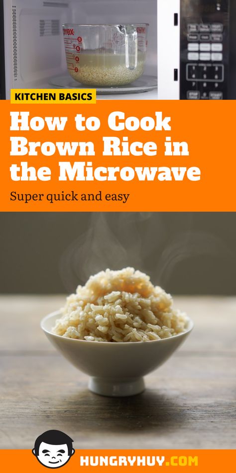 This microwavable brown rice recipe will close the gap in any stigmas you might have making this nutty and healthy rice variety. While you can use a rice cooker or cook brown rice on a stove, using a microwave is super quick and you won’t need to watch it closely.

Since all microwaves have different strengths and settings, it’s worth noting that my microwave is 900-watt power. Make sure to check the power level of your microwave and adjust accordingly since this could change the cooking time. How To Cook Brown Rice In A Rice Cooker, Brown Rice In Rice Cooker How To Cook, Rice Cooker Brown Rice, Rice Cooker Brown Rice Recipes, Brown Rice Rice Cooker Recipes, Brown Rice Recipes Rice Cooker, Gluten Free Rice Cooker Recipes, How To Cook Rice In A Rice Cooker, Rice Cooker Ramen