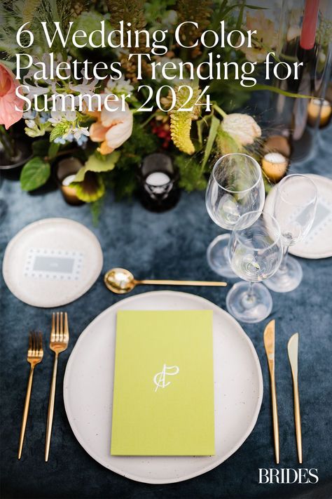 Chartreuse Wedding Colors, 2025 Wedding Trends Color Schemes, Chartreuse Color Palette, Chartreuse Wedding, Wedding Color Schemes Summer, Pale Blue Wedding, Groom Style Wedding, Dusty Pink Weddings, Wedding Color Palettes