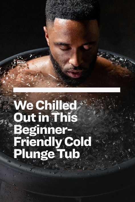 We took a dip in this sleek ice bath to see if it's truly a hot commodity for at-home relief. Ice Baths Aesthetic, Ice Bath At Home, Ice Barrel, Cold Plunge Tub, Bath Aesthetic, Cold Plunge, Ice Bath, Ice Baths, Perfect World