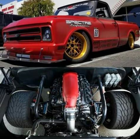 Pro Touring Truck, C10 Chevy Truck 67-72, Chevy Truck Models, Drift Truck, Pro Touring Cars, 72 Chevy Truck, Lowrider Trucks, C10 Trucks, Muscle Car