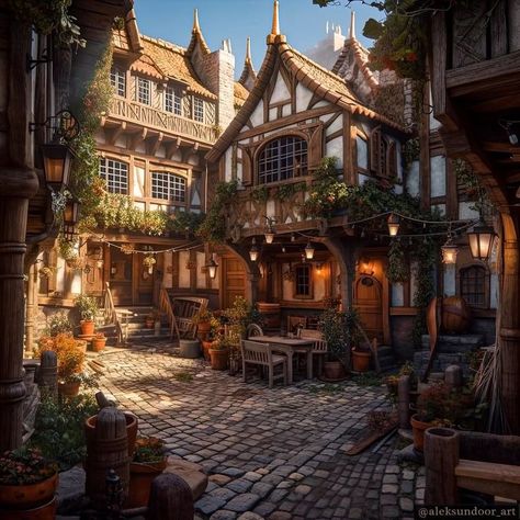 88+ Minecraft Town Ideas Buildings Wallpaper, Background, Images Ideas - Zicxa Photos Medieval City Concept Art, Fantasy Town Concept Art, Cottage Concept Art, Tavern Design, Rustic Architecture, Fantasy Cottage, Fantasy Village, Fantasy Town, Medieval Houses