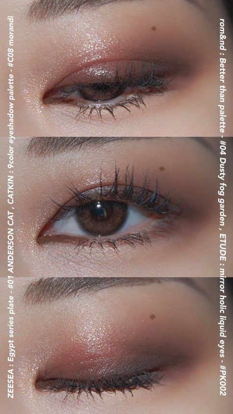 "Oh Christmas brow, oh Christmas brow, how lovely are your arches... Asian Eyeshadow, Monolid Eye Makeup, Monolid Eyes, Eyebrow Trends, Smoky Eyeshadow, Soft Makeup Looks, Korean Eye Makeup, Eye Makeup Pictures, Hooded Eye Makeup