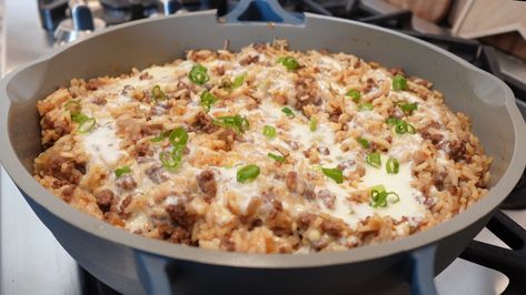 Frozen Casseroles, Queso Rice, Casseroles For Two, Taco Rice Skillet, Bourbon Chicken Crockpot, Casserole Meals, Casserole To Freeze, Buffalo Chicken Tacos, Recipes One Pot