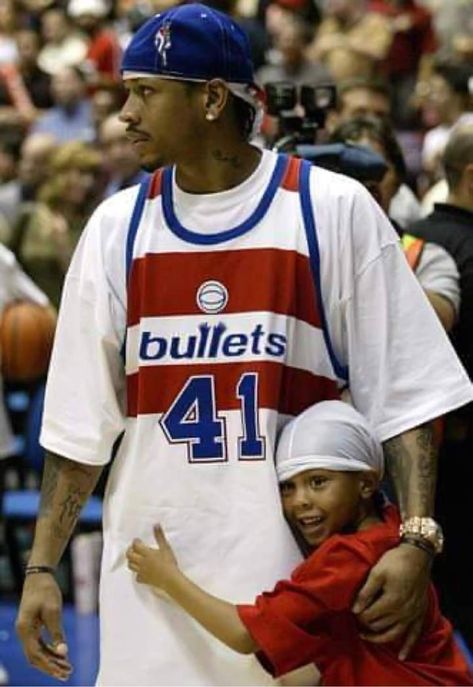 Nba 2000s Fashion, Allen Iverson Outfit, Allen Iverson Style, Nba Jersey Outfit Men, La Cool Guy, 106 And Park, Aa Culture, Nba Jersey Outfit, Old Hip Hop