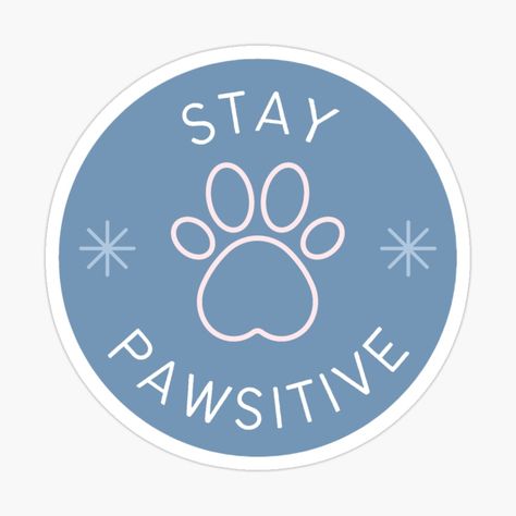 Pets Stickers, Dog Merch, Paw Illustration, Cute Dog Stickers, Exam Motivation Quotes, Paw Sticker, Paw Wallpaper, Pet Branding, Human Dog