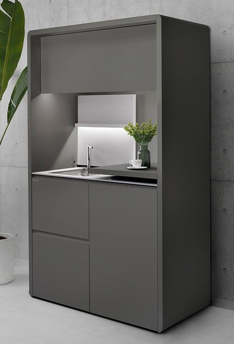 Tiny Shower Room Ideas, Mini Bar Ideas Small Spaces, Hotel Kitchenette, Kitchenette Studio, Hotel Interior Bedroom, Studio Kitchenette, Mini Bar At Home, Micro Kitchen, Compact Kitchen Design