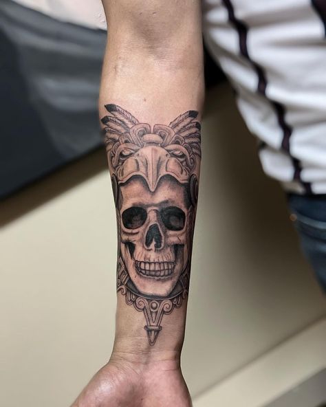 Aztec Eagle Warrior Skull 💀 #tattoo #tattoos #tattooartist #tattooart #tattooideas #tattoostyle #skull #skulltattoo #aztec #aztectattoo… | Instagram Warrior Skull Tattoo, Aztec Skull Tattoo, Aztec Eagle Warrior, Aztec Eagle, Eagle Warrior, Aztec Skull, Bakersfield California, Aztec Tattoo, Eagle Tattoo