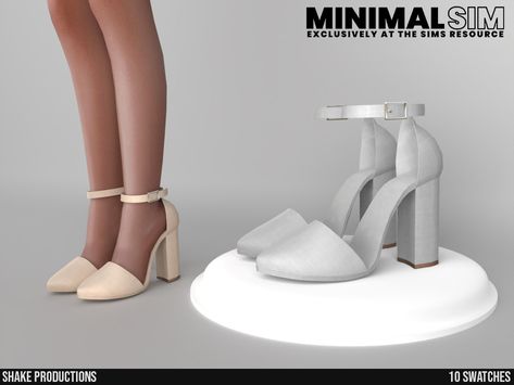 The Sims Resource - MinimalSim High Heels 3 Sims 4 Cc Male High Heels, Sims 3 Wedding, Sims Shoes, Sims 4 Wedding Dress, Sims Finds, High Heels For Kids, Los Sims 4 Mods, Kids Heels, Clothes Cc