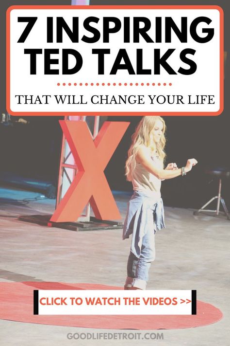 Discover seven inspiring TED Talks that will motivate you to change your life and shift your mindset into positive thinking! Click the pin to watch the 7 videos. #tedtalks #lifegoals #lifehacks #inspiration #motivation Ted Talks For Kids, Ted Talks Motivation, Inspirational Ted Talks, Best Ted Talks, Inspirational Podcasts, Team Effort, Good Neighbor, Co Parenting, Ted Talks