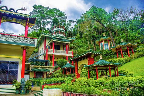 Philippines City, Taoist Temple, Baguio City Philippines, Baguio City, Baguio, Color Image, Colour Images, Trinidad, Icon Set