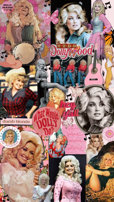 Collage Wallpaper, Music Ideas, Preppy Wallpaper, Dolly Parton, Country Singers, Your Aesthetic, Connect With People, Creative Energy, Dumb And Dumber