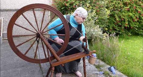 7 Types Of Spinning Wheels And Their Uses [Beginners Guide] Spinning Yarn Wheel, Spinning Wheel For Sale, Spinning Wool, Spinning Wheels, Wheels For Sale, Spinning Yarn, Spinning Fiber, Traditional Fabric, Spinning Wheel